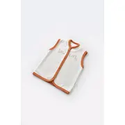 Set 3 piese Broscuta cu body, pantalonasi si vestuta din 80%bumbac organic si 20% poliester - Portocaliu, Baby Cosy (Marime: 12-18 Luni) JEMBC-CSYK6025-12