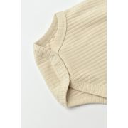 Body Bebe Unisex cu maneca lunga din 95% bumbac organic cu 5% elastan - Crem, Baby Cosy (Marime: 0-3 Luni) JEMBC-CSYR4306-0