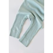 Salopeta cu maneca lunga si panataloni lungi din bumbac organic si modal - Mint (Marime: 3-6 Luni) JEMBC-CSYM11417-3