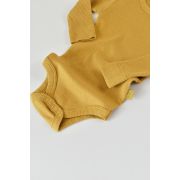 Set 3 piese: body cu maneca lunga, panataloni lungi cu botosei si caciulita din bumbac organic si modal - Sofran, Baby Cosy (Marime: 6-9 luni) JEMBC-CSYM23505-6