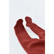 Set 4 piese: bluza, pantaloni, caciulita si manusi din bumbac organic si modal - Caramiziu, Baby Cosy (Marime: 3-6 Luni) JEMBC-CSYM24504-3