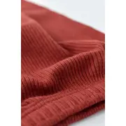 Set 4 piese: bluza, pantaloni, caciulita si manusi din bumbac organic si modal - Caramiziu, Baby Cosy (Marime: 3-6 Luni) JEMBC-CSYM24504-3