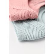 Set 2 body-uri fara maneci bebe unisex din bumbac organic si modal - Mint/Rose, Baby Cosy (Marime: 12-18 Luni) JEMBC-CSYM11108-12