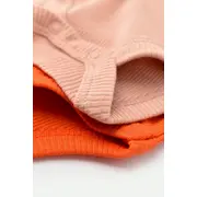 Set 2 body-uri fara maneci bebe unisex din bumbac organic si modal - Rodie/Piersica, Baby Cosy (Marime: 18-24 Luni) JEMBC-CSYM11114-18