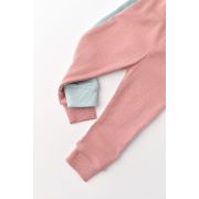 Set 2 pantaloni bebe unisex din bumbac organic si modal - Mint/Rose, Baby Cosy (Marime: 6-9 luni) JEMBC-CSYM11607-6
