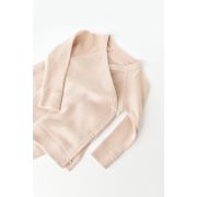 Set 4 piese: bluza, pantaloni, caciulita si manusi din bumbac organic si modal - Blush, Baby Cosy (Marime: 6-9 luni) JEMBC-CSYM24507-6