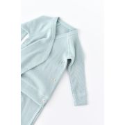 Set 4 piese: bluza, pantaloni, caciulita si manusi din bumbac organic si modal - Mint, Baby Cosy (Marime: 3-6 Luni) JEMBC-CSYM24509-3