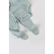 Set 4 piese: bluza, pantaloni, caciulita si manusi din bumbac organic si modal - Mint, Baby Cosy (Marime: 6-9 luni) JEMBC-CSYM24509-6