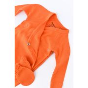Set 4 piese: bluza, pantaloni, caciulita si manusi din bumbac organic si modal - Rodie, Baby Cosy (Marime: 3-6 Luni) JEMBC-CSYM24512-3