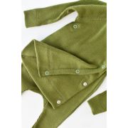 Set 4 piese: bluza, pantaloni, caciulita si manusi din bumbac organic si modal - Verde, Baby Cosy (Marime: 3-6 Luni) JEMBC-CSYM24511-3