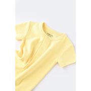 Salopeta cu panataloni scurti - 100% bumbac organic - Galben, Baby Cosy (Marime: 9-12 luni) JEMBC-CSYW1016-9