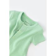 Salopeta cu panataloni scurti - 100% bumbac organic - Mint, Baby Cosy (Marime: 18-24 Luni) JEMBC-CSYW1013-18