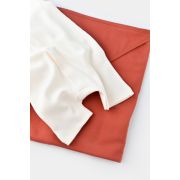 Salopeta fara maneci si panataloni scurti - 100% bumbac organic - Ecru, Baby Cosy (Marime: 9-12 luni) JEMBC-CSYW1008-9