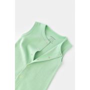 Salopeta fara maneci si panataloni scurti - 100% bumbac organic - Mint, Baby Cosy (Marime: 6-9 luni) JEMBC-CSYW1007-6