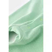 Salopeta fara maneci si panataloni scurti - 100% bumbac organic - Mint, Baby Cosy (Marime: 9-12 luni) JEMBC-CSYW1007-9