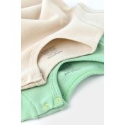 Set 2 body-uri bebe unisex -100% bumbac organic - Mint/Stone, Baby Cosy (Marime: 9-12 luni) JEMBC-CSYW1003-9