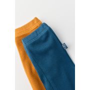 Set 2 pantaloni bebe unisex din bumbac organic si modal - Bleumarin/Sofran, Baby Cosy (Marime: 12-18 Luni) JEMBC-CSYM11609-12
