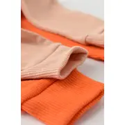 Set 2 pantaloni bebe unisex din bumbac organic si modal - Rodie/Piersica, Baby Cosy (Marime: 6-9 luni) JEMBC-CSYM11613-6