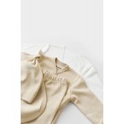 Set de 5 piese pentru nou nascut - 100% bumbac organic - Crem, Baby Cosy JEMBC-CSY5503
