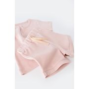 Set tricou cu panataloni scurti - 100% bumbac organic - Roz, Baby Cosy (Marime: 9-12 luni) JEMBC-CSYW1023-9