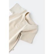 Set tricou cu panataloni scurti - 100% bumbac organic - Stone, Baby Cosy (Marime: 3-6 Luni) JEMBC-CSYW1018-3