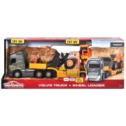Camion majorette volvo cu remorca si buldozer hubs213726000