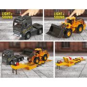 Camion majorette volvo cu remorca si buldozer hubs213726000