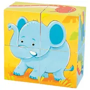 Puzzle din cuburi animale salbatice - okegoki57434