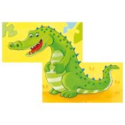 Puzzle din cuburi animale salbatice - okegoki57434