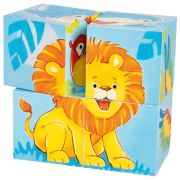 Puzzle din cuburi animale salbatice - okegoki57434