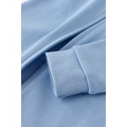 Salopeta cu fermoar cu maneca lunga si panataloni lungi - 100%bumbac organic - Bleu, (Marime: 12-18 Luni) JEMBC-CSY3037-12