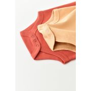 Set 2 body-uri cu maneca lunga bebe unisex -100% bumbac organic - Mustar/Scoartisoara, Baby Cosy (Marime: 18-24 Luni) JEMBC-CSY3026-18