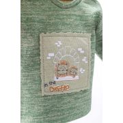 Set 2 piese cu bluzita si pantalonasi de iarna King, Tongs baby (Culoare: Verde, Marime: 24-36 luni) JEMtgs_4475_10