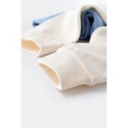 Set bluzita cu maneca lunga si panataloni lungi - bumbac organic 100% - Ecru, Baby Cosy (Marime: 18-24 Luni) JEMBC-CSY3028-18