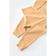 Set bluzita cu maneca lunga si panataloni lungi - bumbac organic 100% - Mustar, Baby Cosy (Marime: 6-9 luni) JEMBC-CSY3030-6