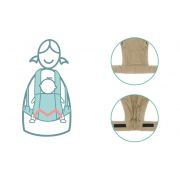 Marsupiu Natural RA 3.5-20 kg, green Fillikid KRSMC03-54