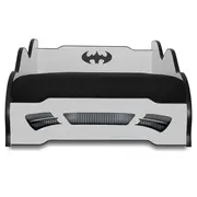 Pat baieti 2-8 ani model Masina Batman Alb - PC-P-BAT-ALB-70