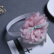 Bentita roz cu floare din tulle MDMY-FD-103