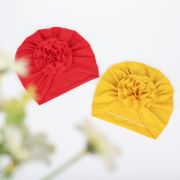 Caciulita tip turban cu floare aplicata in fata MBMZ070-CT11