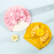 Caciulita tip turban cu funda din satin aplicata in fata MDMZ048-CT5