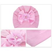 Caciulita tip turban cu funda din satin aplicata in fata MDMZ048-CT5