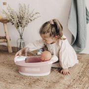 Cadita pentru papusa smoby baby nurse baleno bath roz cu accesorii hubs7600220368