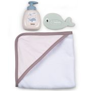 Cadita pentru papusa smoby baby nurse baleno bath roz cu accesorii hubs7600220368