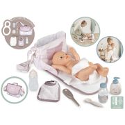 Gentuta de infasat pentru papusa smoby baby nurse changing bag crem cu accesorii hubs7600220369