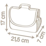 Gentuta de infasat pentru papusa smoby baby nurse changing bag crem cu accesorii hubs7600220369