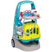 Jucarie smoby set veterinar cu carucior si pisica hubs7600340402