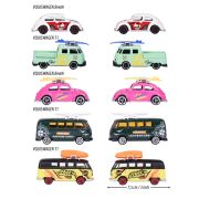 MAJORETTE SET 5 MASINUTE DIN METAL VOLKSWAGEN 7.5CM VIV212055008