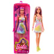 PAPUSA BARBIE FASHIONISTA BLONDA CU SUVITE MOV VIVMTFBR37_HBV22