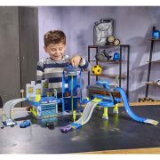 Pista de masini majorette creatix police cu 5 masinute hubs212050030