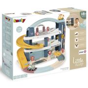 Pista de masini smoby big garage cu masinuta si elicopter hubs7600140203